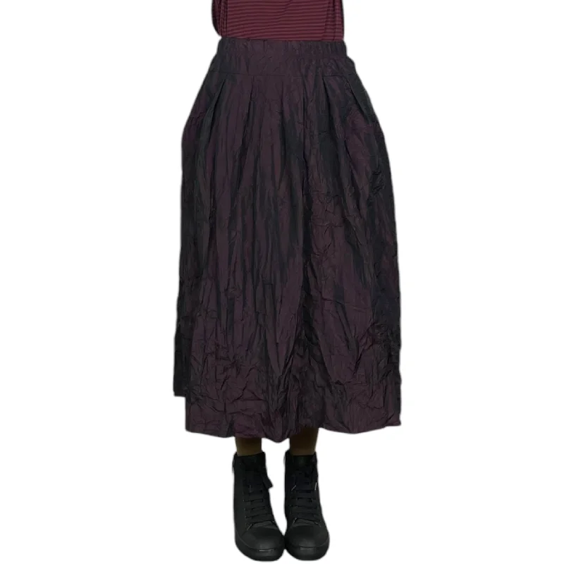 ORTO CRINKLE SKIRT wool skirt sturdy
