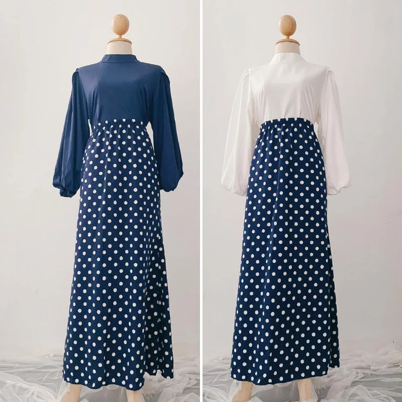 Polkadot Skirt spandex blend skirt