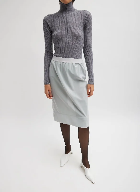 Power Mesh Skirt elastic waist skirt