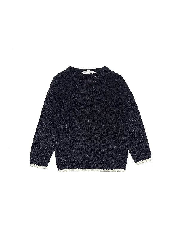 Pullover Sweater Satin Blend Silk Blend Wool Blend