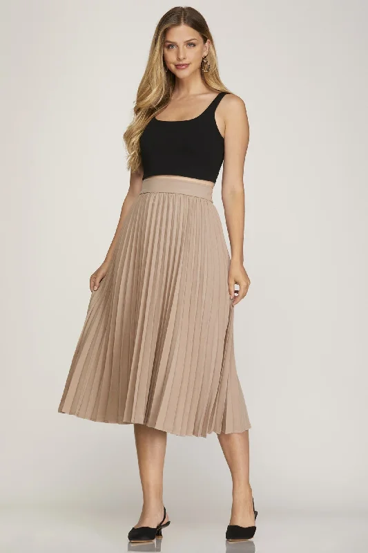 Misty Midi Skirt leather skirt modern