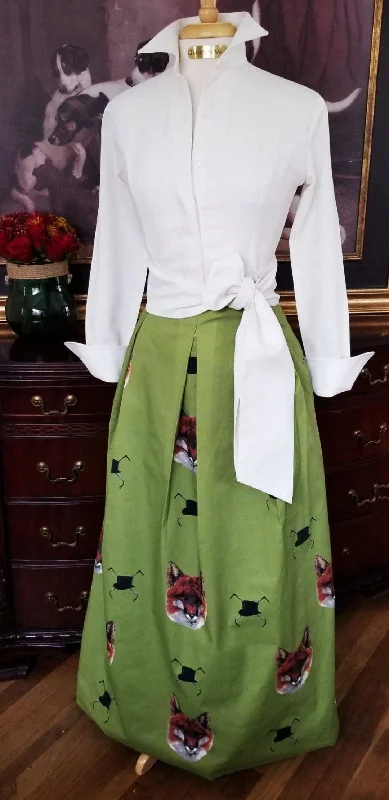 TALLY HO SKIRT IN MARTINI leather skirt sleek