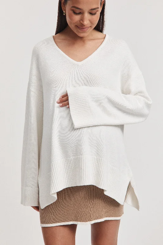 Essential Knit Skirt (Tan) patchwork skirt art