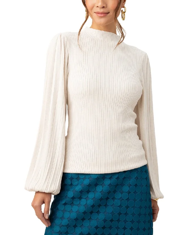 Trina Turk Glossy Sweater Handmade Hand-knitted Hand-woven