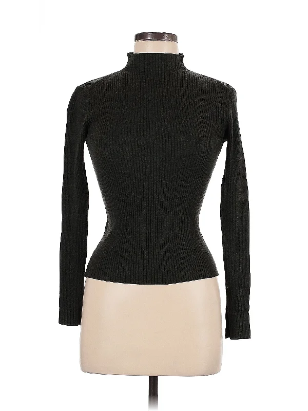 Turtleneck Sweater Sequined Glittery Shiny