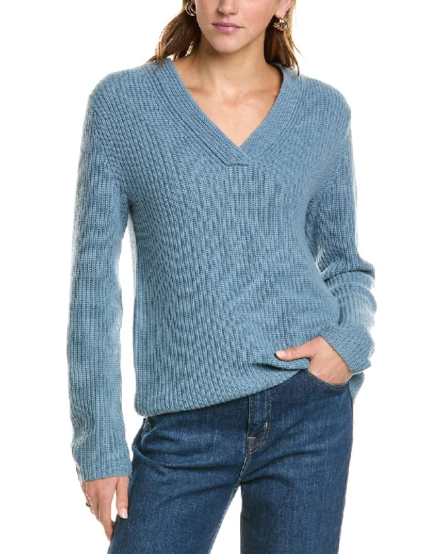 Vince Shaker Rib Wool & Alpaca-Blend Sweater Mesh Blend Leather Blend Suede Blend